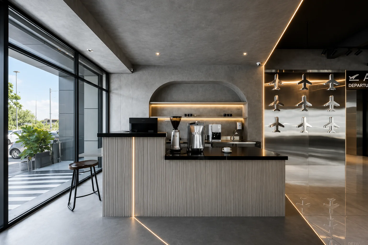 Cement Finish - Industrial Loft